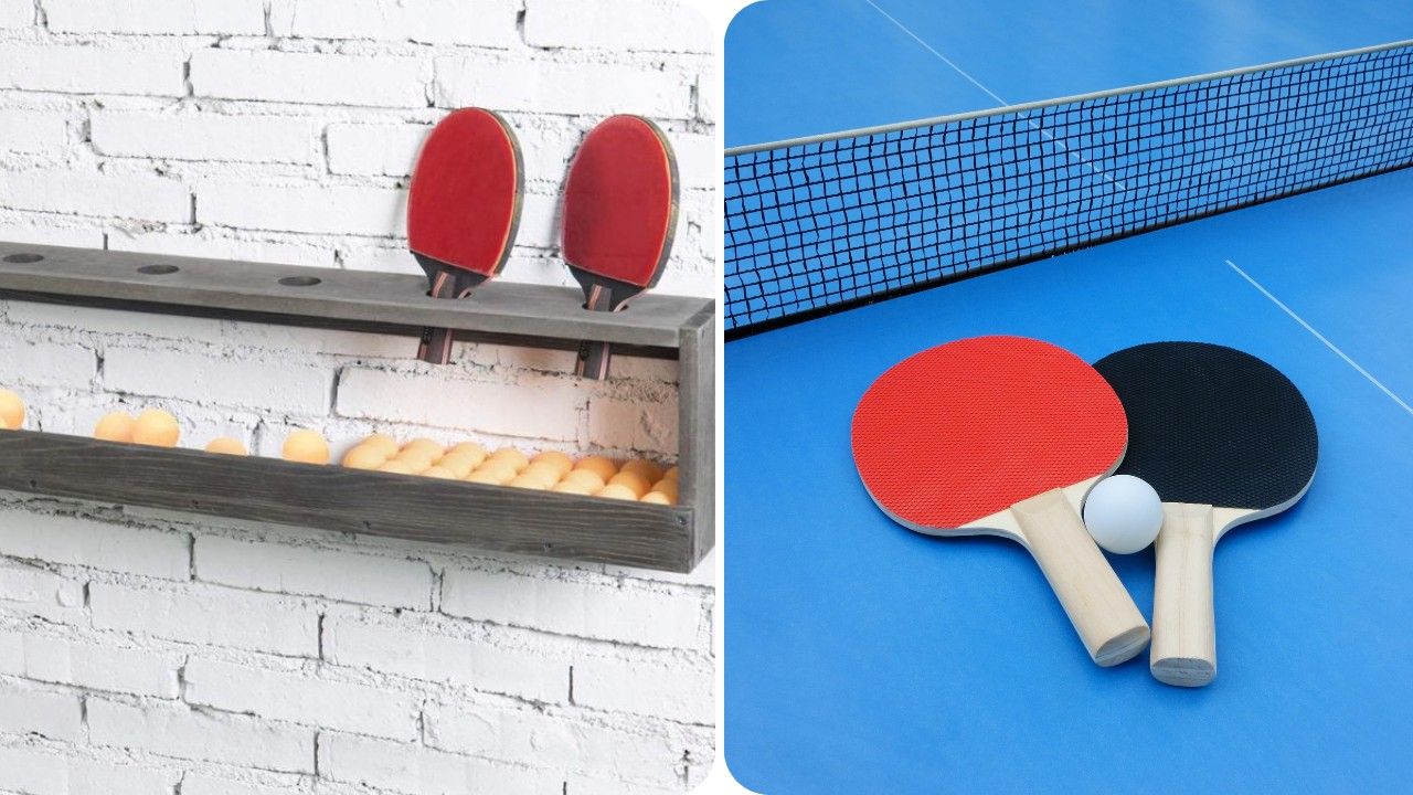 Cool Ping Pong Paddle Holder to Keep Your Game On Point!
