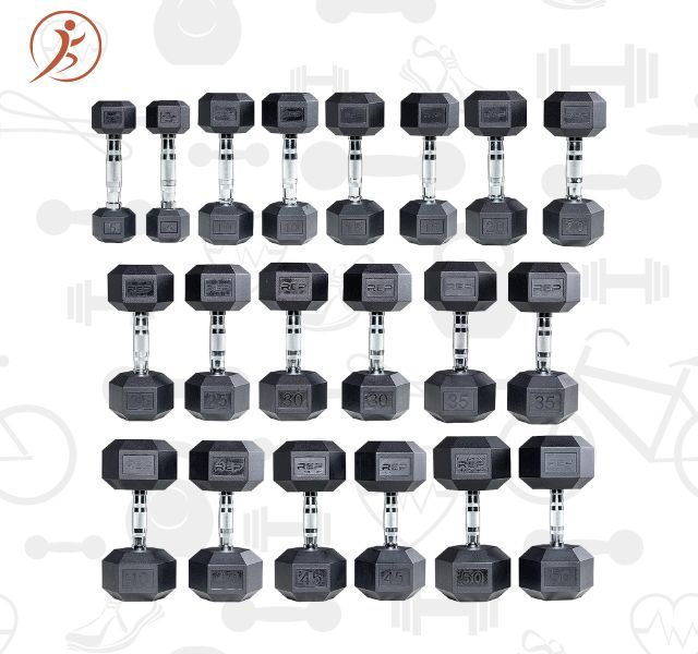 Rep Fitness Ergo Handle Hex Dumbbell