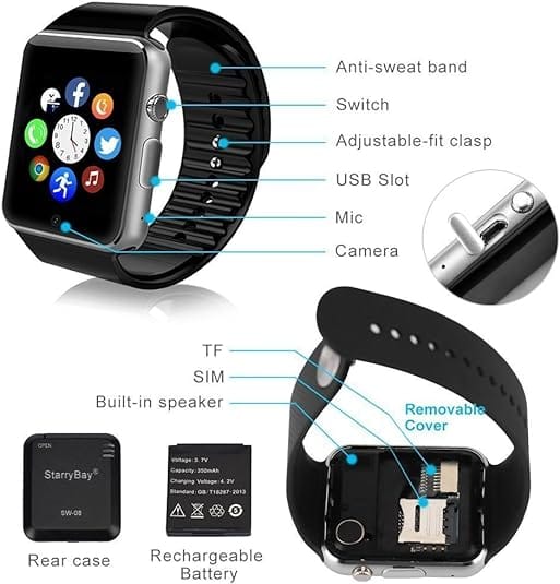 Padgene Bluetooth Smartwatch