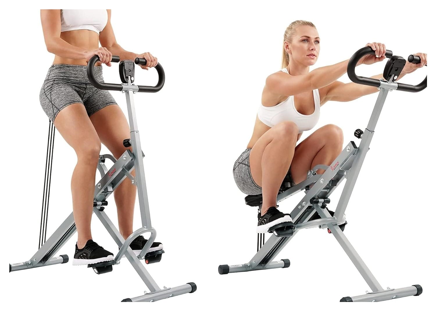 Sunny Health & Fitness Row-N-Ride Squat Assist Trainer