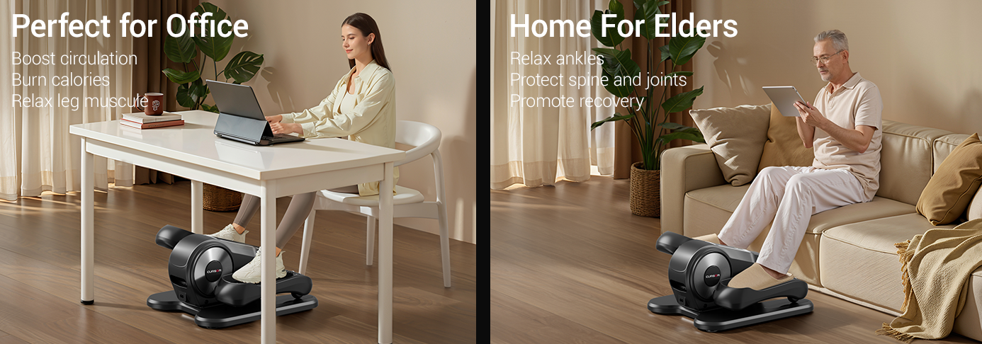 CURSOR FITNESS Under Desk Elliptical Machine