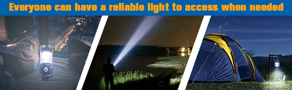 XTAUTO Collapsible Portable LED Camping Lantern