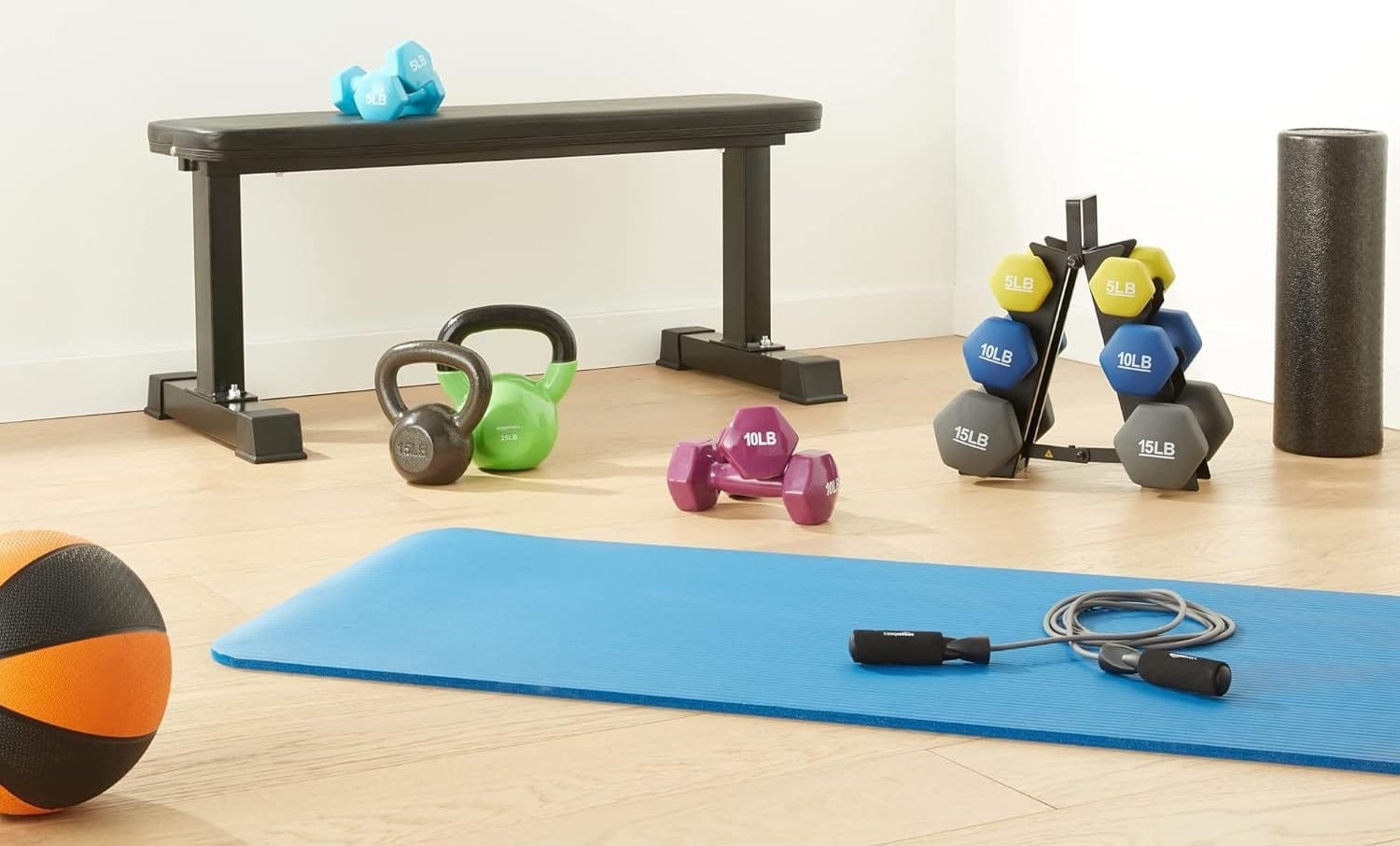 Amazon Basics Neoprene Dumbbell Hand Weights