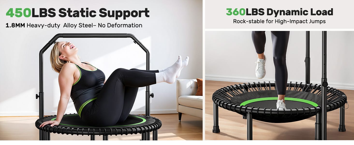 BCAN Foldable Mini Trampoline (40"/48")