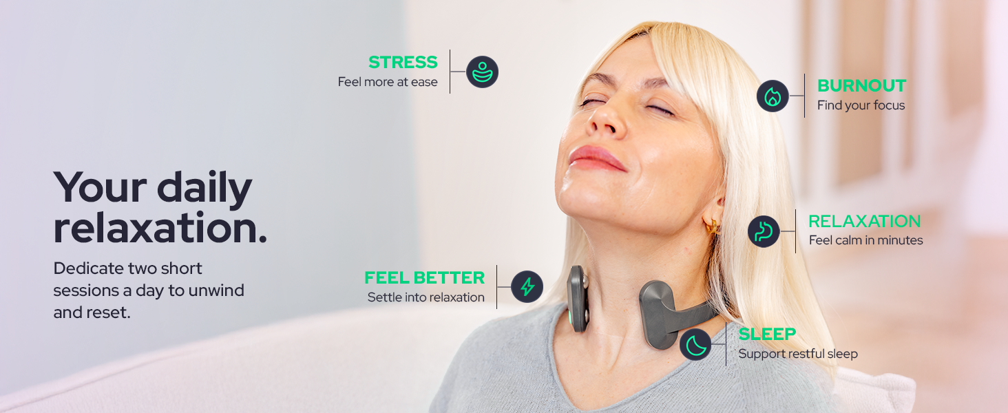 Pulsetto Wellness Wearable with Vagus Nerve Support