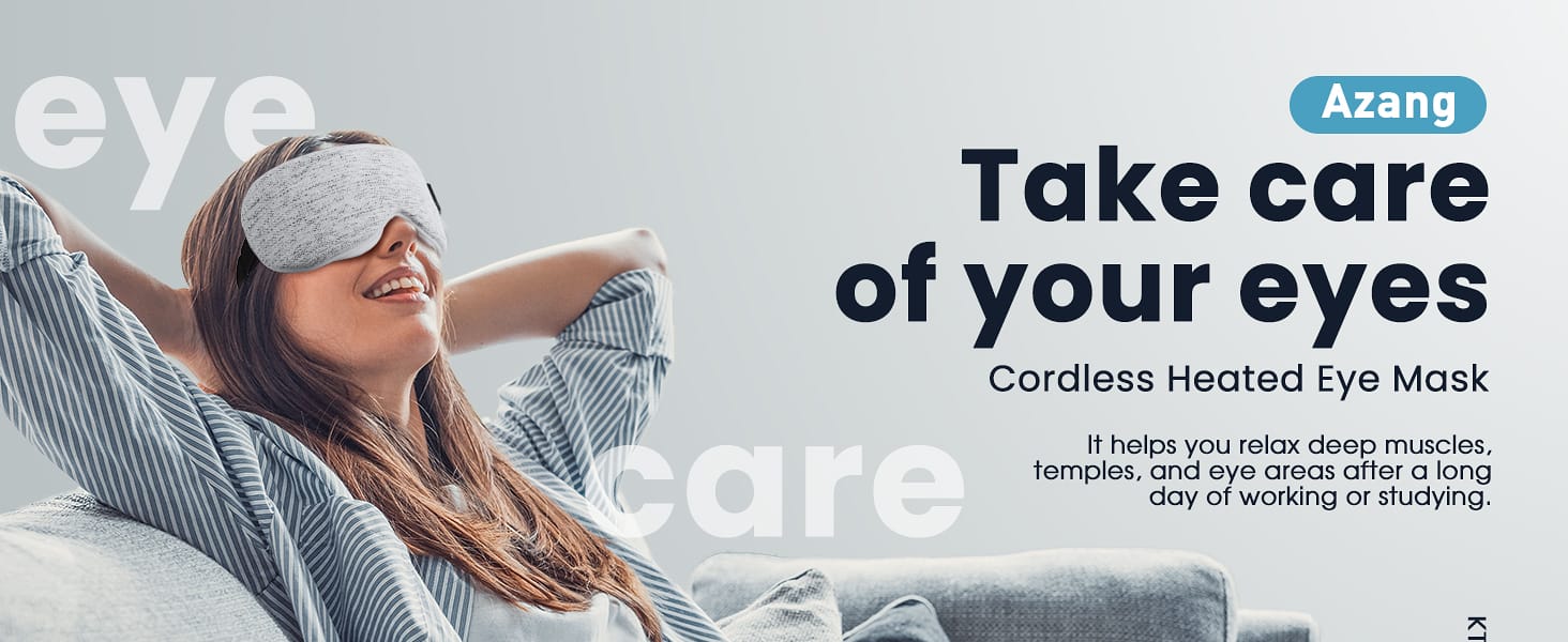 Azang Heated Eye Mask for Dry Eyes