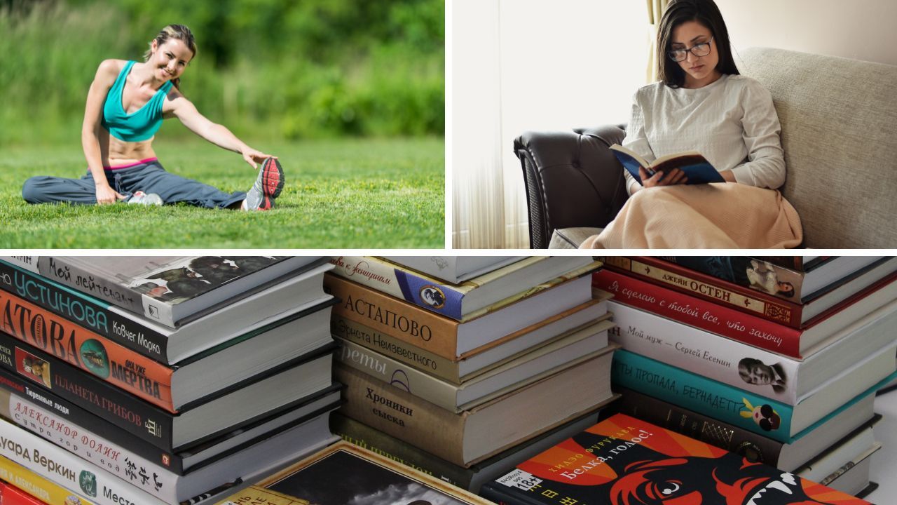 Women's specific health optimization woman relaxing with book